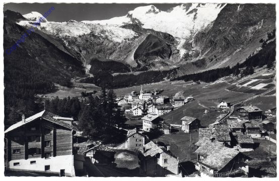 ak159836 Saas-Fee, mit Feegletscher