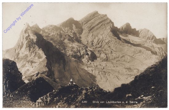 ak159839 Säntis, Blick vom Löchlibetten