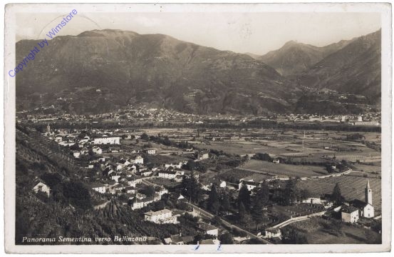 Sementina, verso Bellinzona