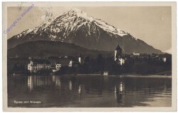 ak159864 Spiez, mit Niesen