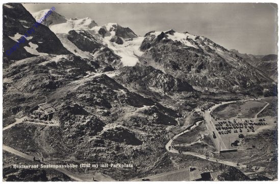 Susten, Restaurant Sustenpasshöhe mit Parkplatz