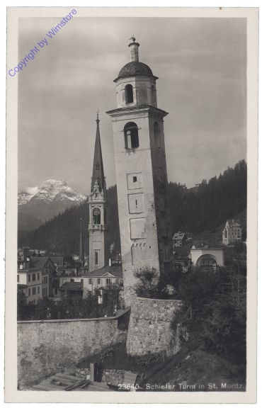 St. Moritz, Schiefer Turm