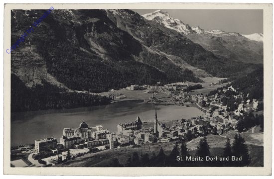 St. Moritz, Dorf und Bad