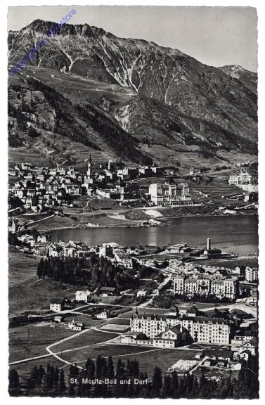 St. Moritz, Dorf und Bad