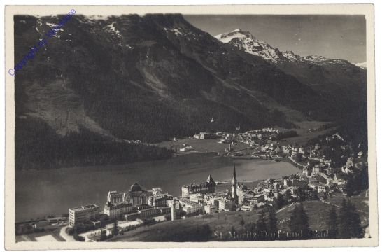 St. Moritz, Dorf und Bad