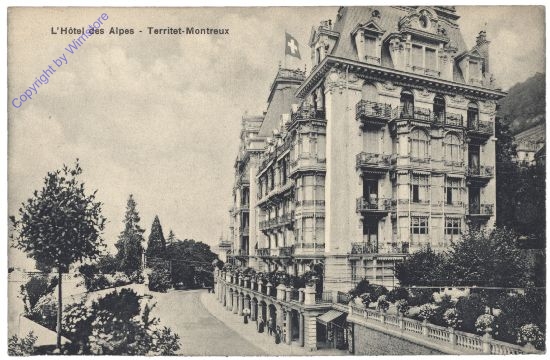 Territet, L'Hotel des Alpes