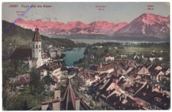 ak159942 Thun, und die Alpen
