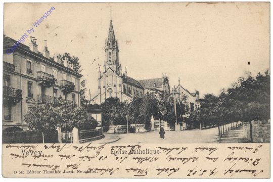 ak159949 Vevey, Eglise Catholique