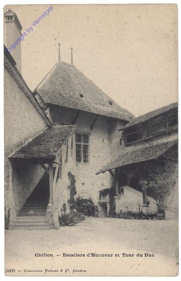 Veytaux, Escaliers d'Honneur et Tour du Duc