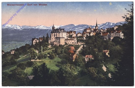 ak159979 Walzenhausen, Dorf vom Westen