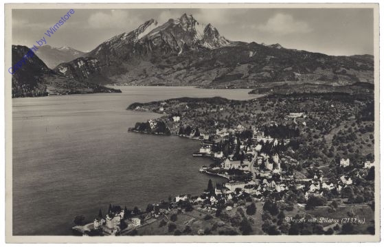 ak159984 Weggis, mit Pilatus