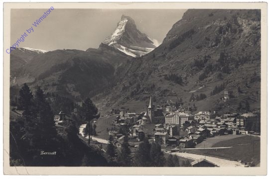 ak159993 Zermatt, Ortsansicht