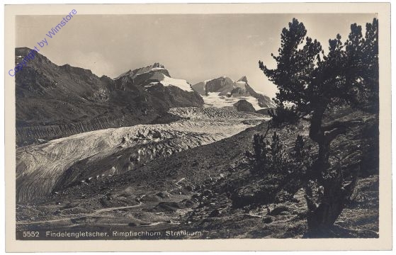 ak160000 Zermatt, Findelengletscher, Rimpfischhorn, Strahlhorn