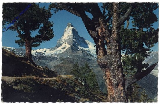 ak160015 Zermatt, Riffelalp mit Matterhorn