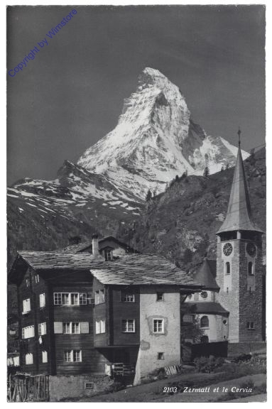 ak160022 Zermatt, et le Cervin