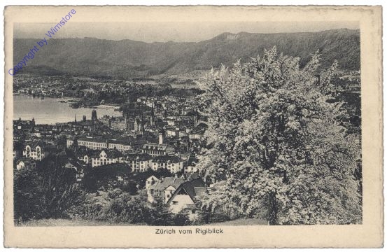 Zürich, vom Rigiblick