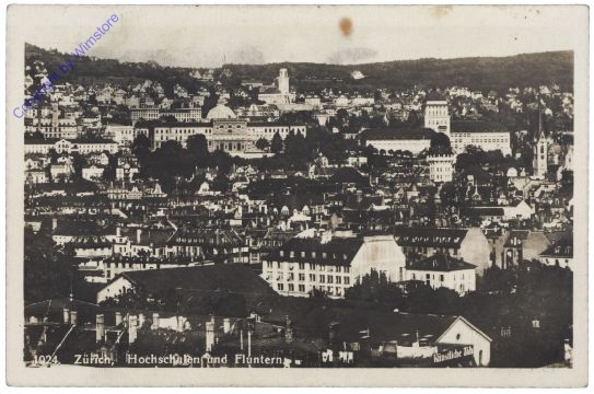 Zürich, Hochschulen und Fluntern