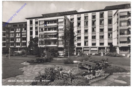 Zürich, Neuer Kantonsspital, Ostbau