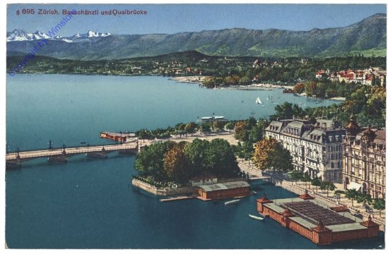 Zürich, Bauschänzli und Quaibrücke