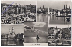 ak160076 Zürich, Multiansicht