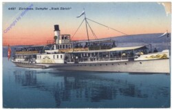 Zürich, Zürichsee, Dampfer "Stadt Zürich"