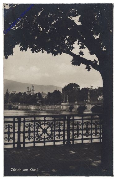 Zürich, am Quai