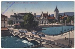 Zürich, Bahnhof und Schweiz. Landesmuseum
