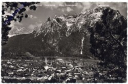 Mittenwald, gegen Karwendelgebirge