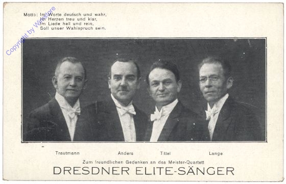 Dresden, Dresdner Elite-Sänger