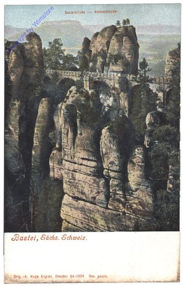 Lohmen, Bastei, sächs. Schweiz
