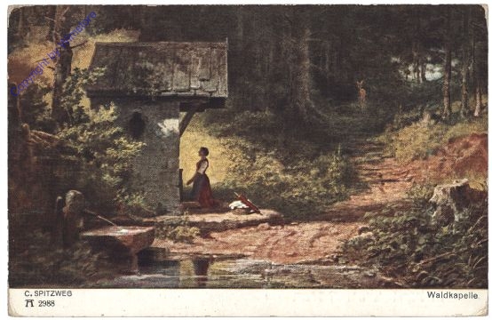 ak160242 Spitzweg, Karl: Waldkapelle