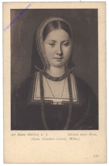 Holbein, Hans D.J.: Bildniss einer Frau