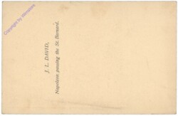 David, J.L.: Napoleon passing the St. Bernard