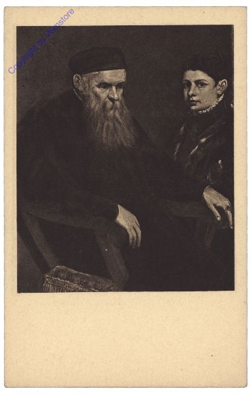 Tintoretto, Jacopo: Portait of an old man and of a boy