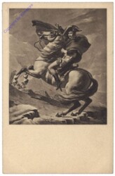 David, J.L.: Napoleon passing the St. Bernard