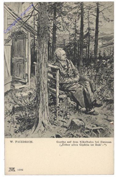 Friedrich, W.: Goethe auf der Kikelhahn bei Ilmenau