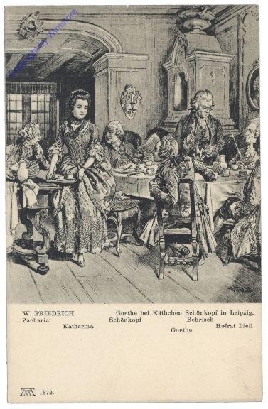 Friedrich, W.: Goethe bei Käthchen Schönkopf in Leipzig