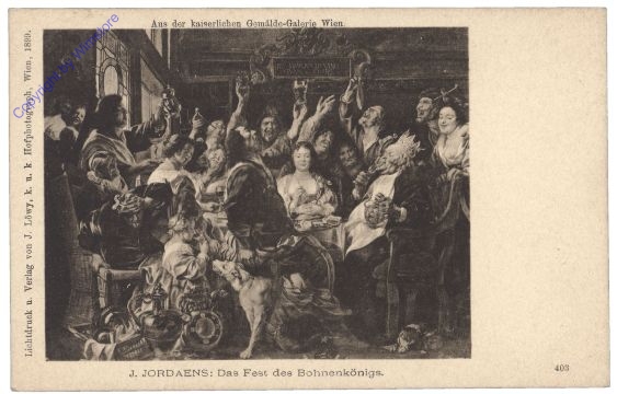 Jordaens, J.: Das Fest des Bohnenkönigs