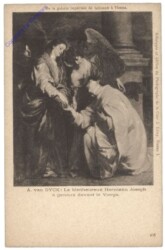 Dyck, Anton van: Le bienheureux Hermann Joseph a genoux devant la Vierge