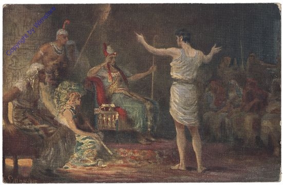 Unbekannt: Joseph interpretant les songes de Pharaon