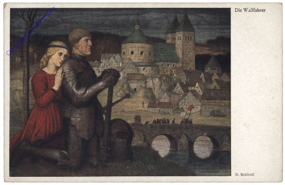 ak160566 Schiestl, M.: Die Wallfahrer