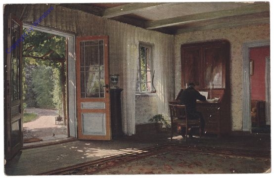 ak160578 Hansen, Sigvard: Im Studierzimmer