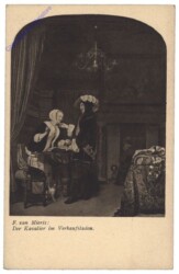 Mieris, F. van: Der Kavalier im Verkaufsladen