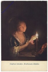 ak160593 Schalcken, Godfried: Brieflesendes Mädchen