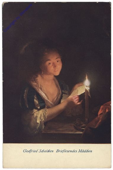 ak160593 Schalcken, Godfried: Brieflesendes Mädchen