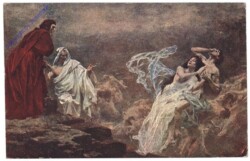 ak160600_1 Schmid, Julius: Dante in der Hölle