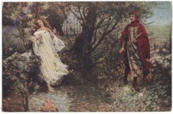 ak160636 Postiglione, S.: Petrarca und Laura