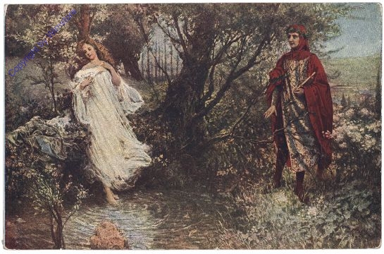ak160636 Postiglione, S.: Petrarca und Laura