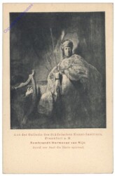 Rembrandt, David vor Saul die harfe spielend