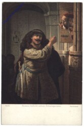 Rembrandt, Simson bedroht seinen Schwiegervater